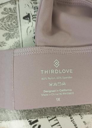 Спортивный бюстгальтер 95с 100в 1x thirdlove7 фото