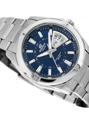 Чоловічий годинник casio edifice ef-129d-2avef, синій колір2 фото