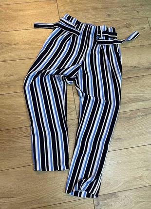 Полосатые брюки 146 размер 3082