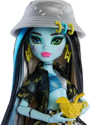 Кукла фрэнки штейн остров страха третье поколение monster high scare-adise island frankie stein g33 фото