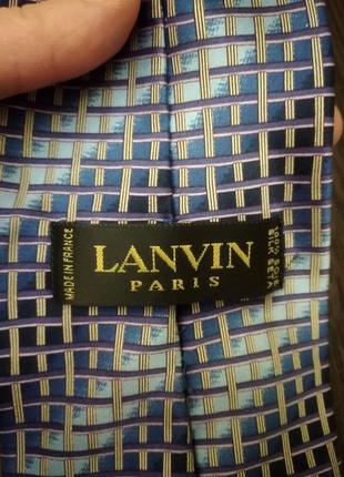 Шелковый галстук lanvin оригинал3 фото