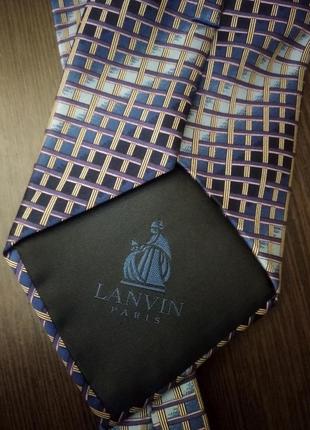 Шелковый галстук lanvin оригинал1 фото