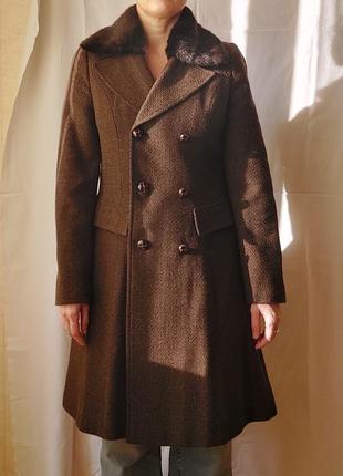 Пальто демісезонне напів вовняне жіноче laura ashley1 фото