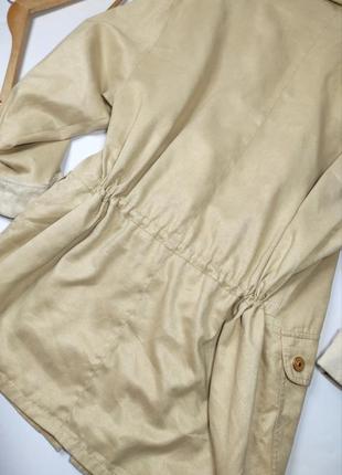 Куртка женская бежевого цвета под замшу от бренда ca m l5 фото