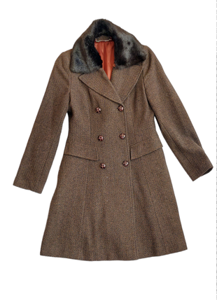 Пальто демісезонне напів вовняне жіноче laura ashley