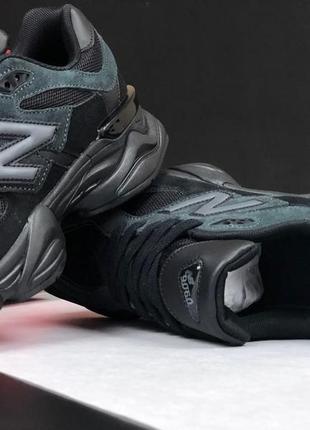 Кросівки new balance 9060 мужские кроссовки демисезонні чорні / чорні осінні кросівки чоловічі, вьетнам new balance5 фото