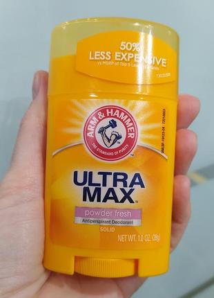 Натуральний дезодорант "ultra max" 28 г, arm & hammer/ айхерб iherb - сша2 фото