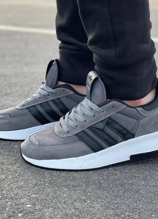 Кроссовки мужские adidas серые2 фото