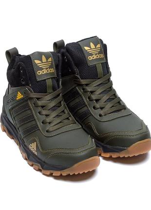 Мужские зимние ботинки adidas terrex green