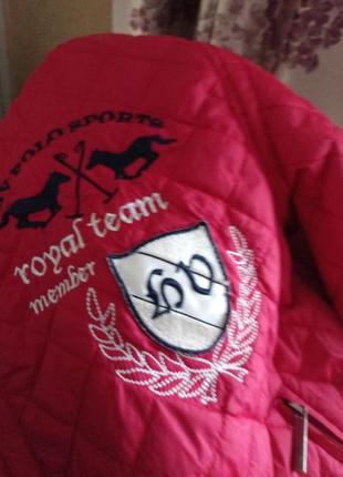 Редкая находка винтаж hv polo sports куртка 70-х ветровка женщины бомбардировщик размер  m5 фото