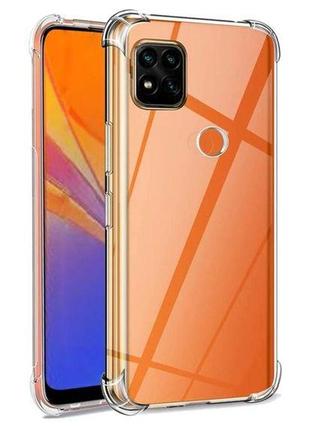 Чохол fiji proof для xiaomi redmi 9c бампер з посиленими бортамиtransparent