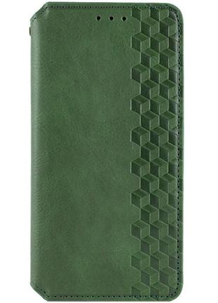 Кожаный чехол книжка getman cubic (pu) для xiaomi redmi 13c / poco c65