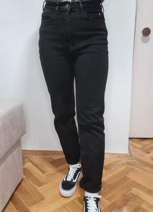 Прямые чёрные джинсы marks & spencer1 фото