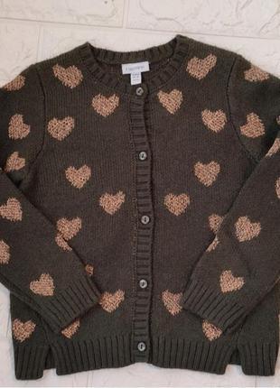 Новый, нарядный теплый джемпер, свитер ovs 92 р. 1,5-3 года1 фото
