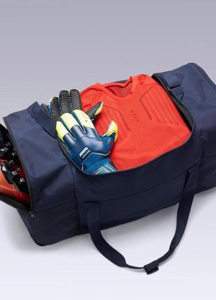 Спортивна сумка для командних видів спорту kipsta essential 75л 68,5 x 33,5 x 32,5 см синій5 фото