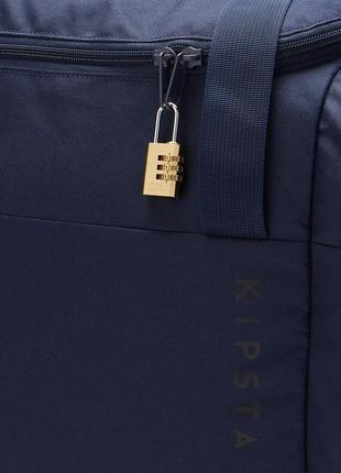 Спортивна сумка для командних видів спорту kipsta essential 75л 68,5 x 33,5 x 32,5 см синій8 фото