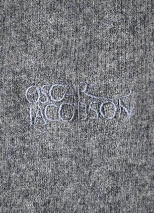 Свитер, джемпер ромбы, аргайл oscar jacobson овечья шерсть  lambswool7 фото