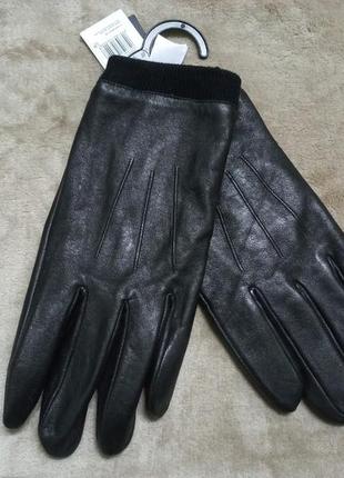 Перчатки осень-зима кожа муж. l-xl р.f&f индии3 фото