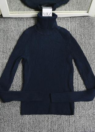 Новая синяя водолазка zara