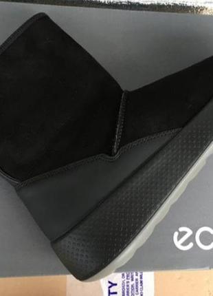 Оригинальные зимние ботинки ecco,38 размер, thailand3 фото