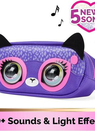 Інтерактивна сумочка на пояс зі світлом гепард purse pets savannah spotlight belt bag interactive pet toy.4 фото