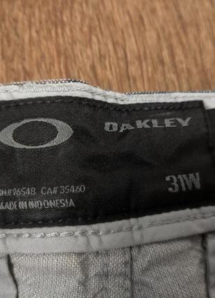 Шорты oakley мужские тканивые серые 31 окли оакли джинсовые спортивные базовые2 фото