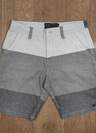 Шорты oakley мужские тканивые серые 31 окли оакли джинсовые спортивные базовые1 фото