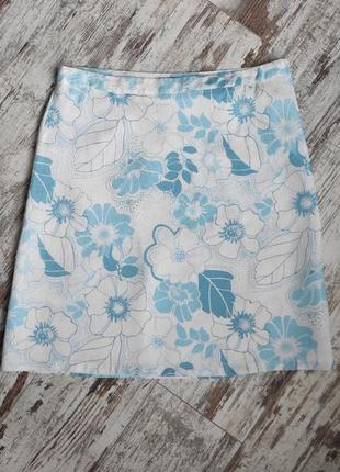 Юбка юбка h&m лён
