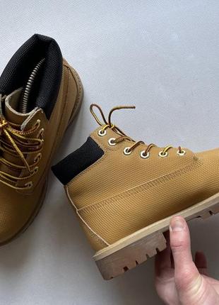 Timberland x helcor, waterproof оригинал кожаные ботинки7 фото