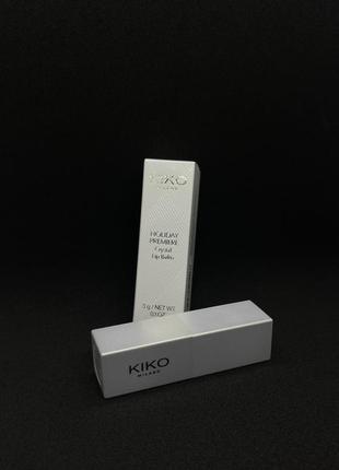 Зволожуючий бальзам для губ kiko milano holiday première crystal lip balm3 фото