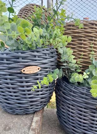Кашпо з ротангу 5 ,10, 12 , 16 л