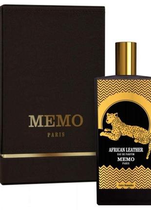 Тестер memo paris african leather парфюмированная вода 75мл