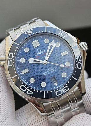 Швейцарський годинник omega seamaster blue 300m