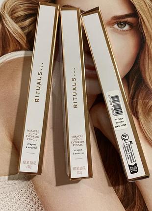 Карандаш для бровей 0,3 гр брюнет rituals коричневый