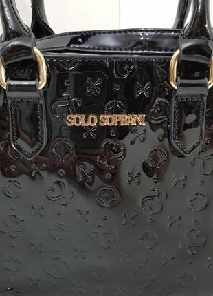Красивая итальянская сумка solo soprani7 фото