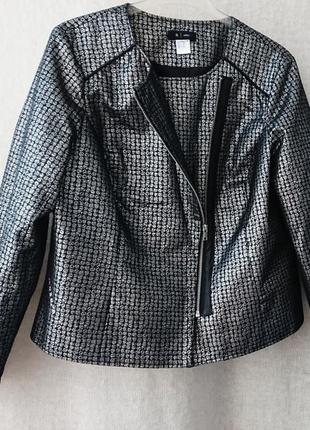 Жакет косуха металлизированный la redoute