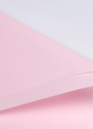 Калька для цветов матовая розовая 58смх58см (упаковка 20 листов) #1651 фото