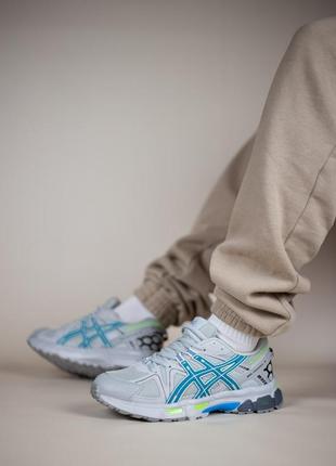 Asics gel-kahana 8 gray blue4 фото