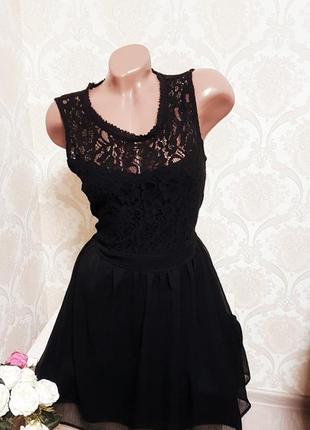 Шикарное черное платье,сарафан2 фото