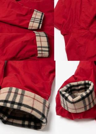 Burberry london women's red jacket женская куртка плащ9 фото