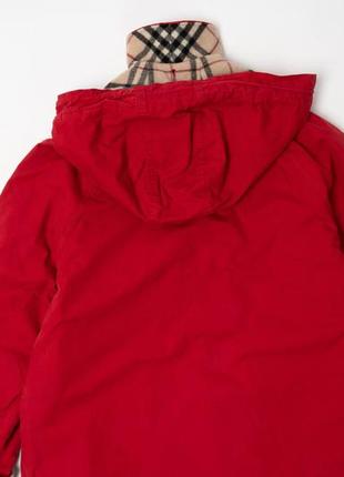 Burberry london women's red jacket жіноча куртка плащ7 фото