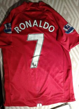 Футболка manchester united ronaldo vintage football jersey2 фото