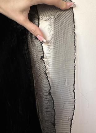 Готичний чорний шарф з вуаллю жіночий gothic vintage4 фото