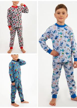 Легка піжама бавовняна, дитяча піжама бетмен, дитяча піжама з м'ячиками, хлопковая пижама легка1 фото
