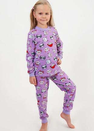 Гарна піжама з єдинорогами, красивая пижама с единорогами, бавовняна піжама легка, красивая пижама для девочки2 фото