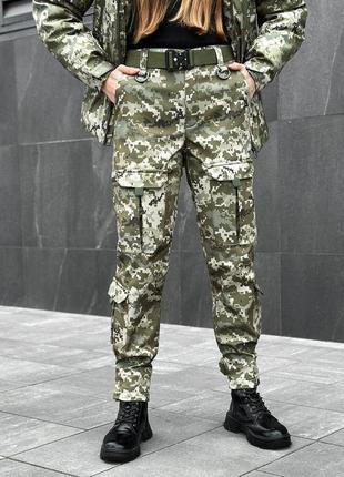 Тактичні піксельні жіночі весняні штани pobedov hardy1 фото