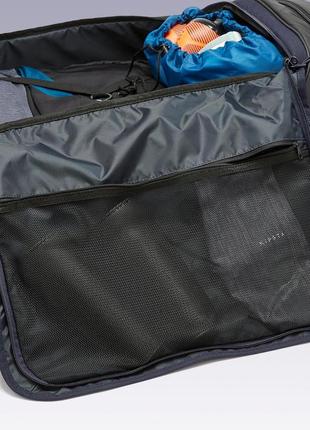 Спортивний валіза сумка на колесах для спорту kipsta urban 65л 71 x 46 x 23 см синий7 фото