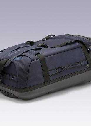 Спортивний валіза сумка на колесах для спорту kipsta urban 65л 71 x 46 x 23 см синий5 фото