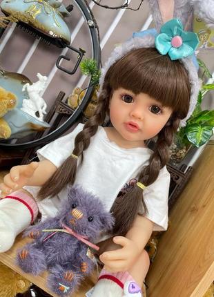 2) кукла- младенец bzdoll реалистичная мягкая кукла реборн 55см 2