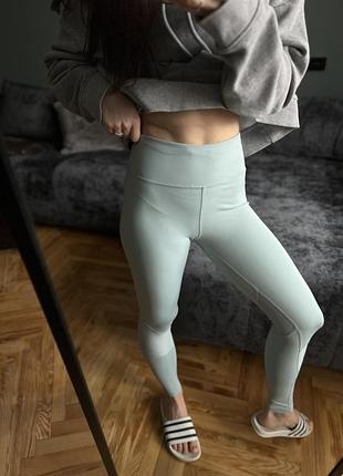 Бірюзові спортивні лосини h&m